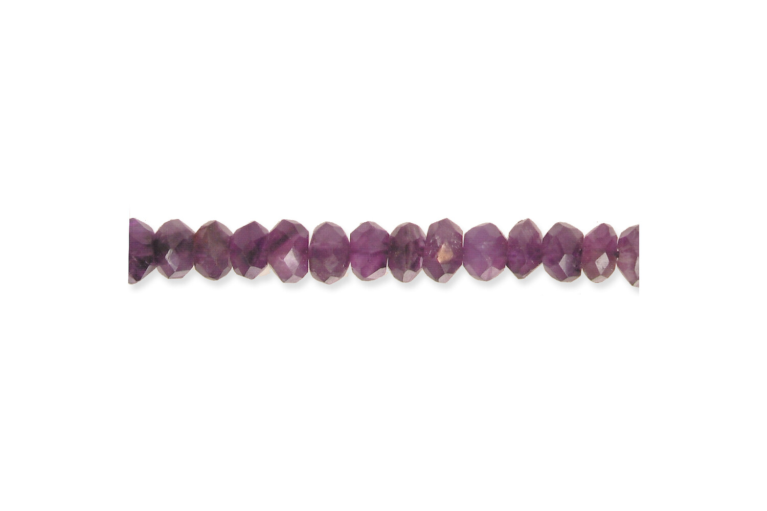 Collier d'améthistes taille facettes 3.0 mm