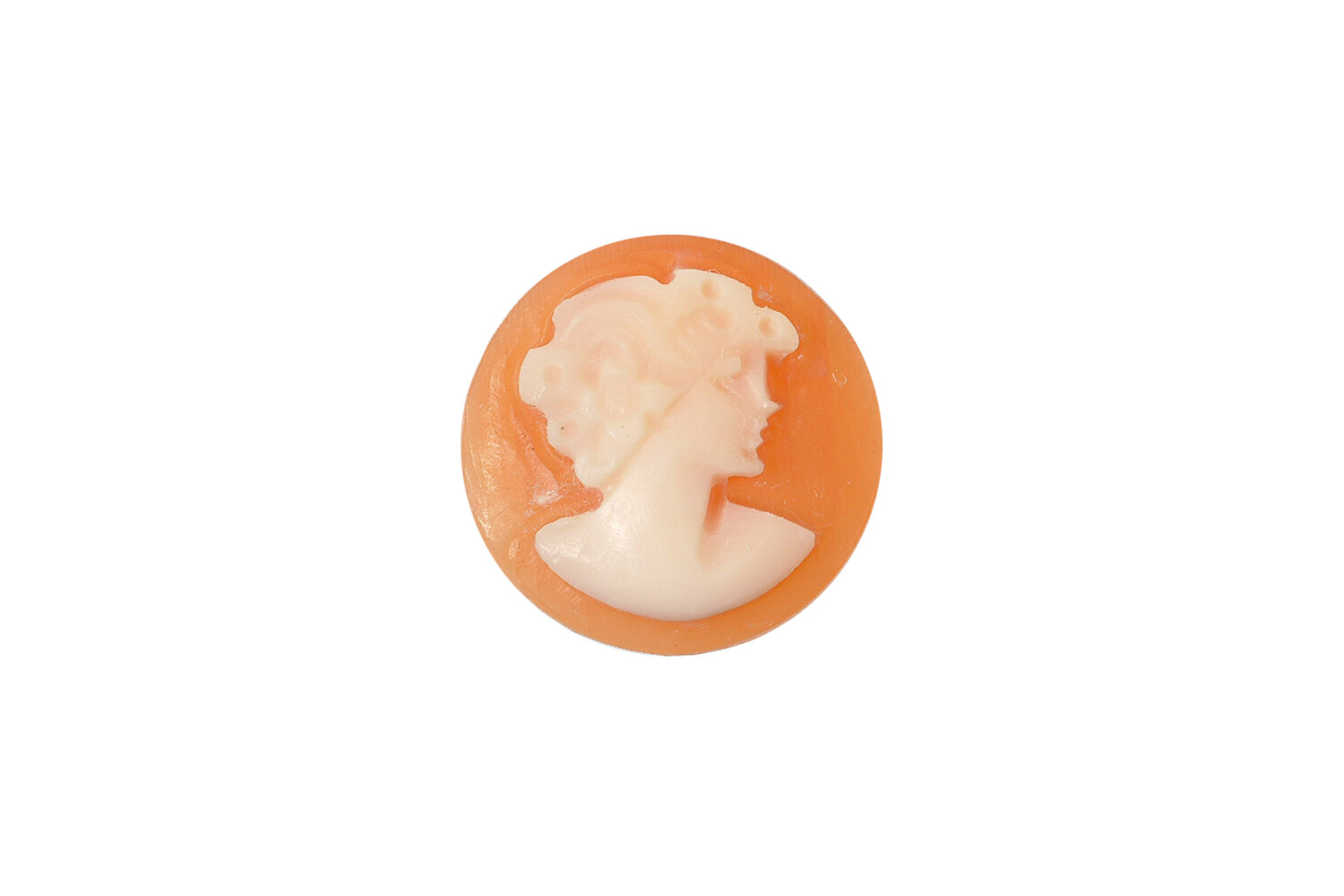 Camée ronde taille cabochon 10.0 mm