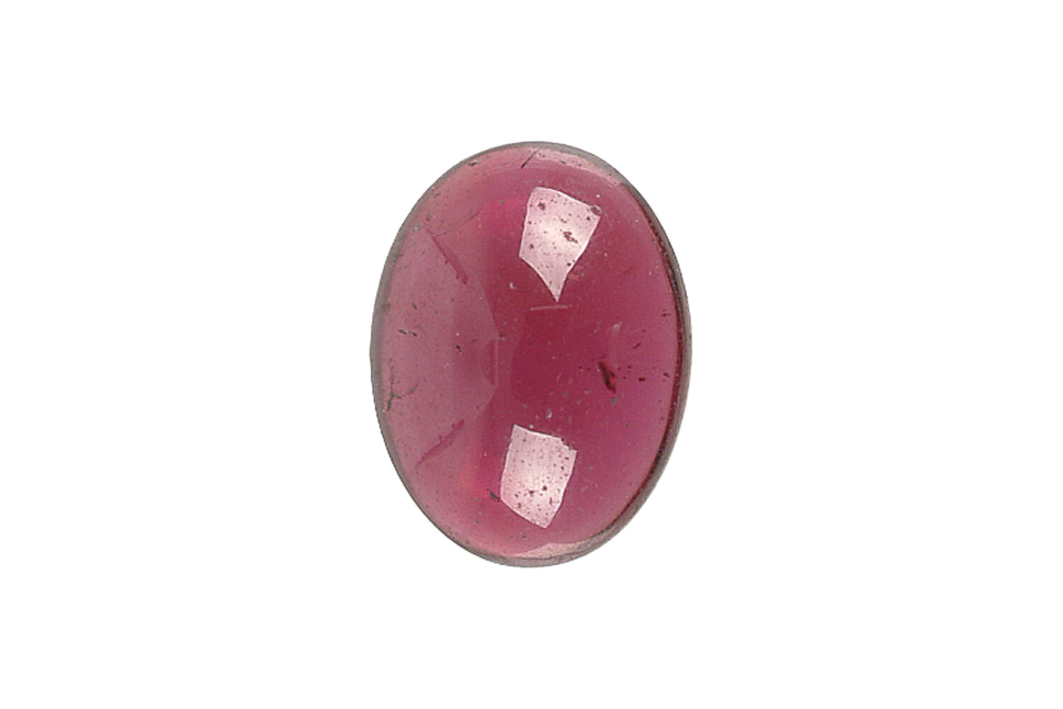 Grenat cabochon oval 7.0 x 5.0 mm