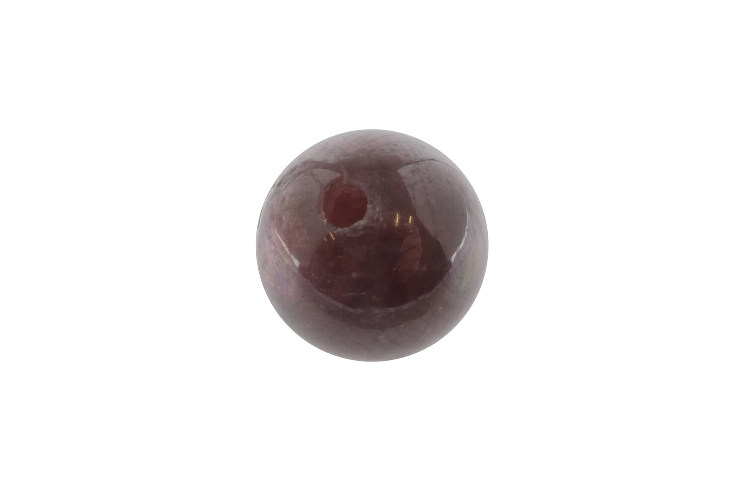 Grenat perle percé 4.0 mm