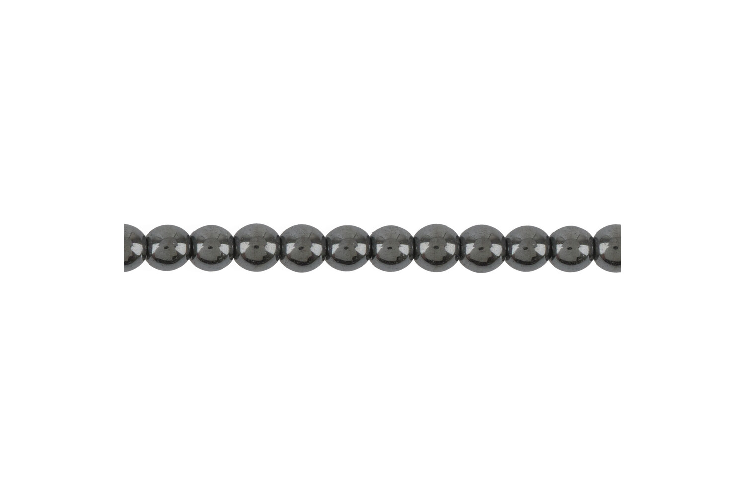 Collier d'hematities rondes 4.0 mm