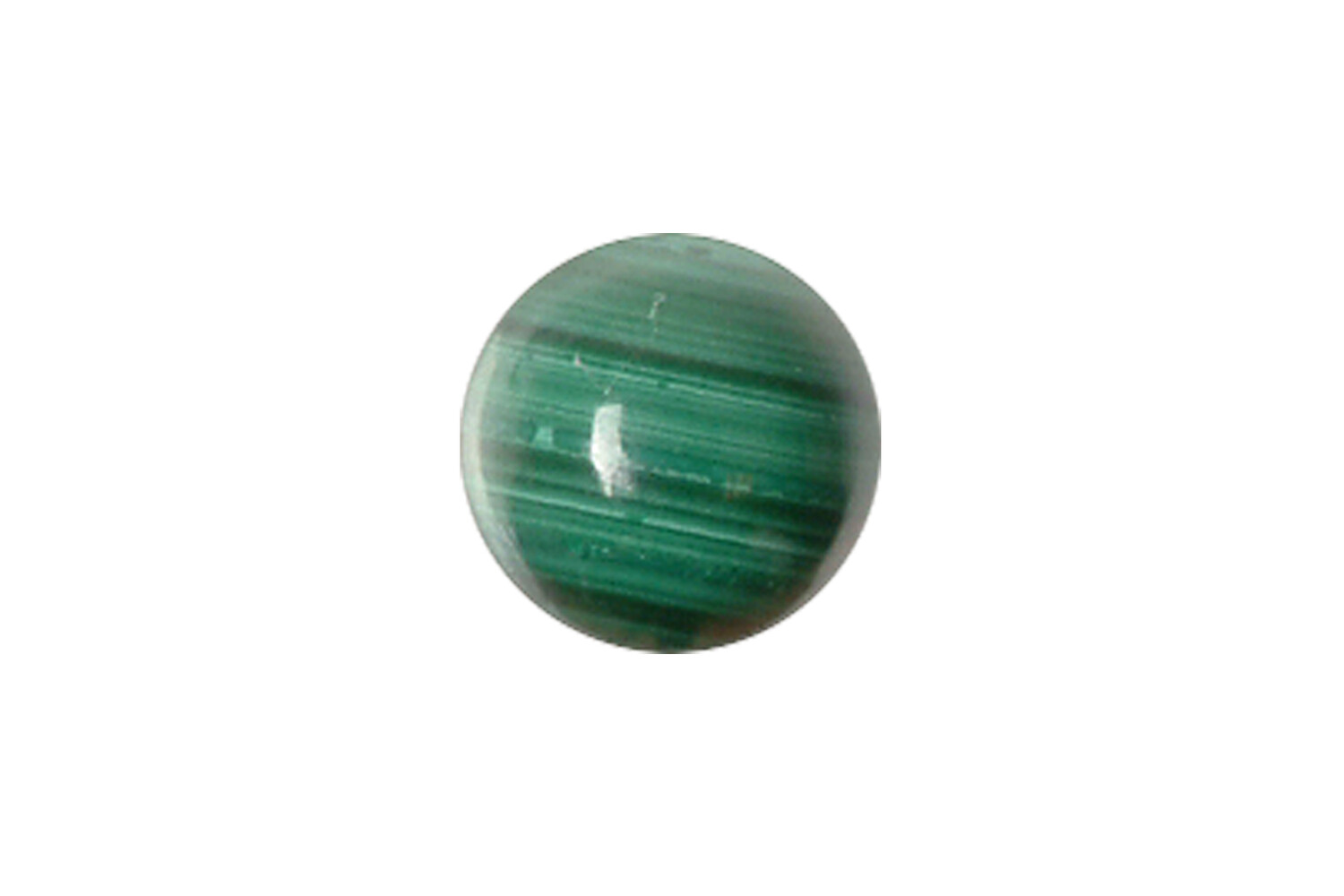 Malachite taille cabochon rond 4.0 mm