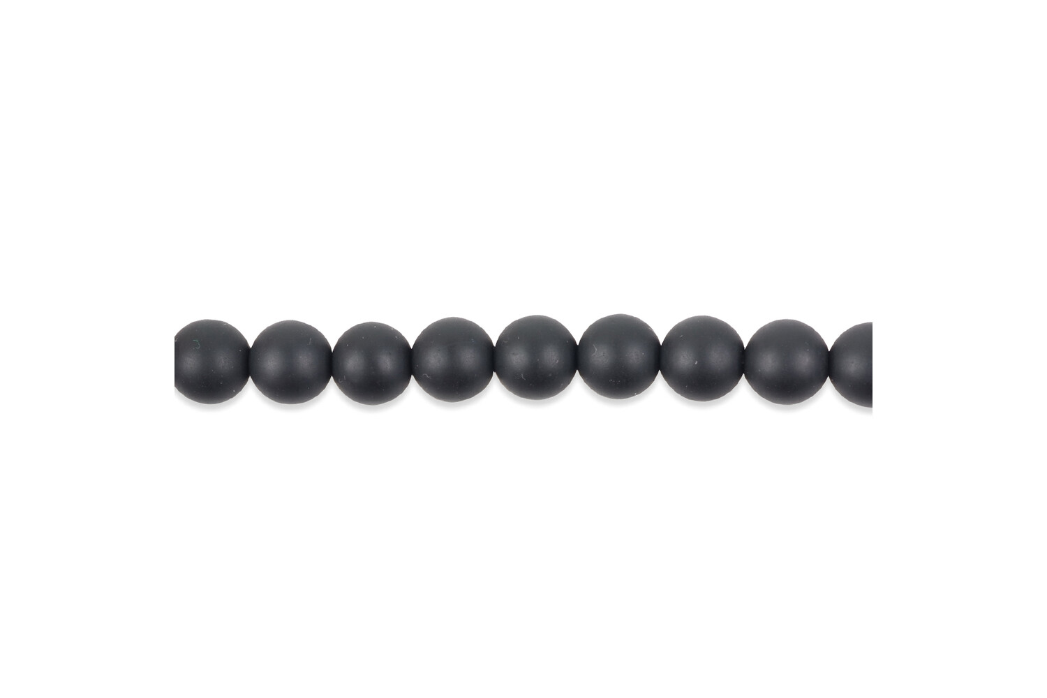 Collier d'onyx mat 6.0 mm