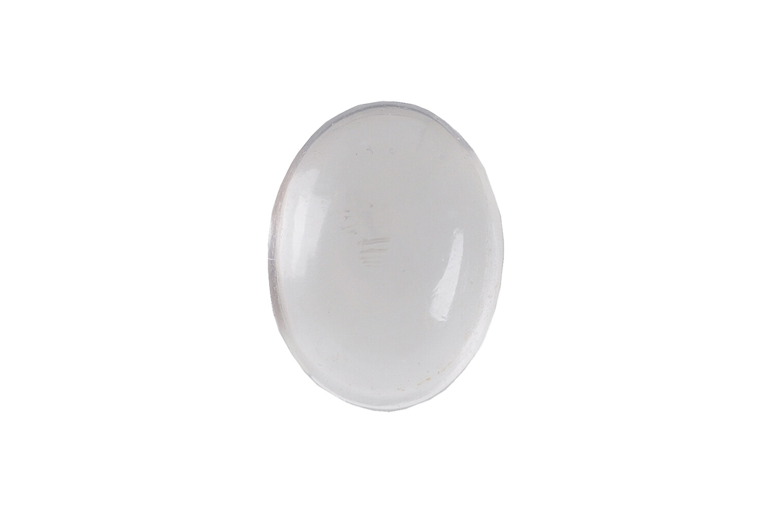 Quartz blanc cabochon oval 8.0 x 6.0 mm