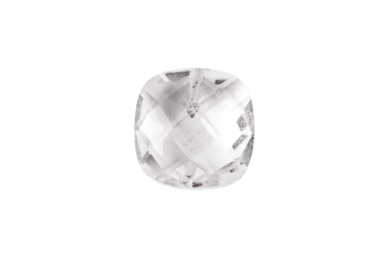 Quartz blanc taille coussin 8.0 mm