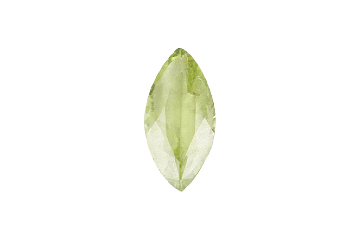 Péridot véritable taille marquise 4.0 x 2.0 mm