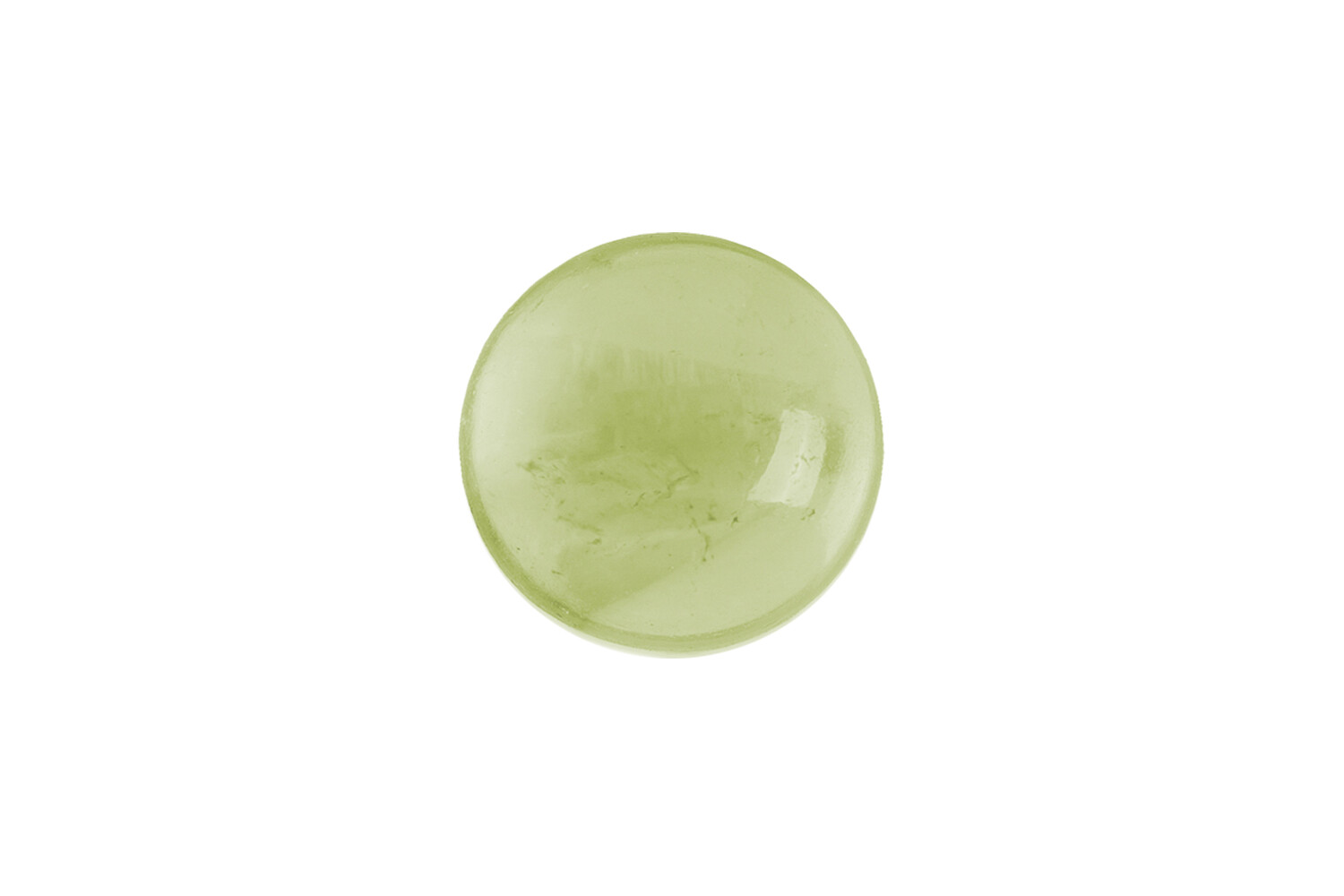 Péridot véritable cabochon rond 3.0 mm