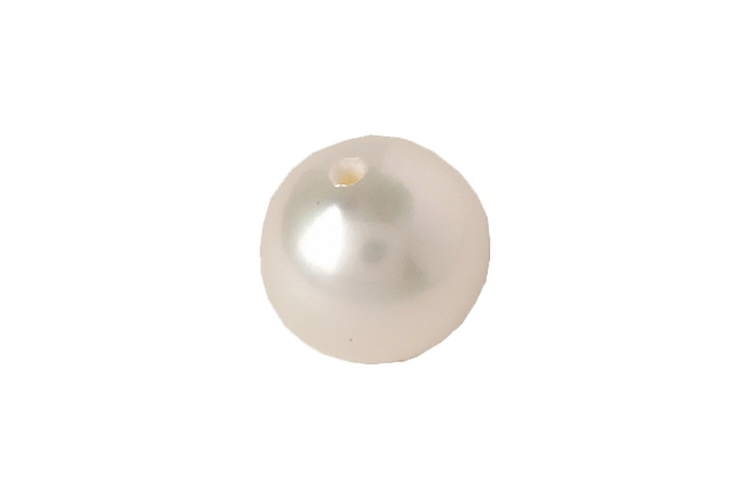Perle d'eau douce 1 trou blanche 4.5 - 5.0 mm