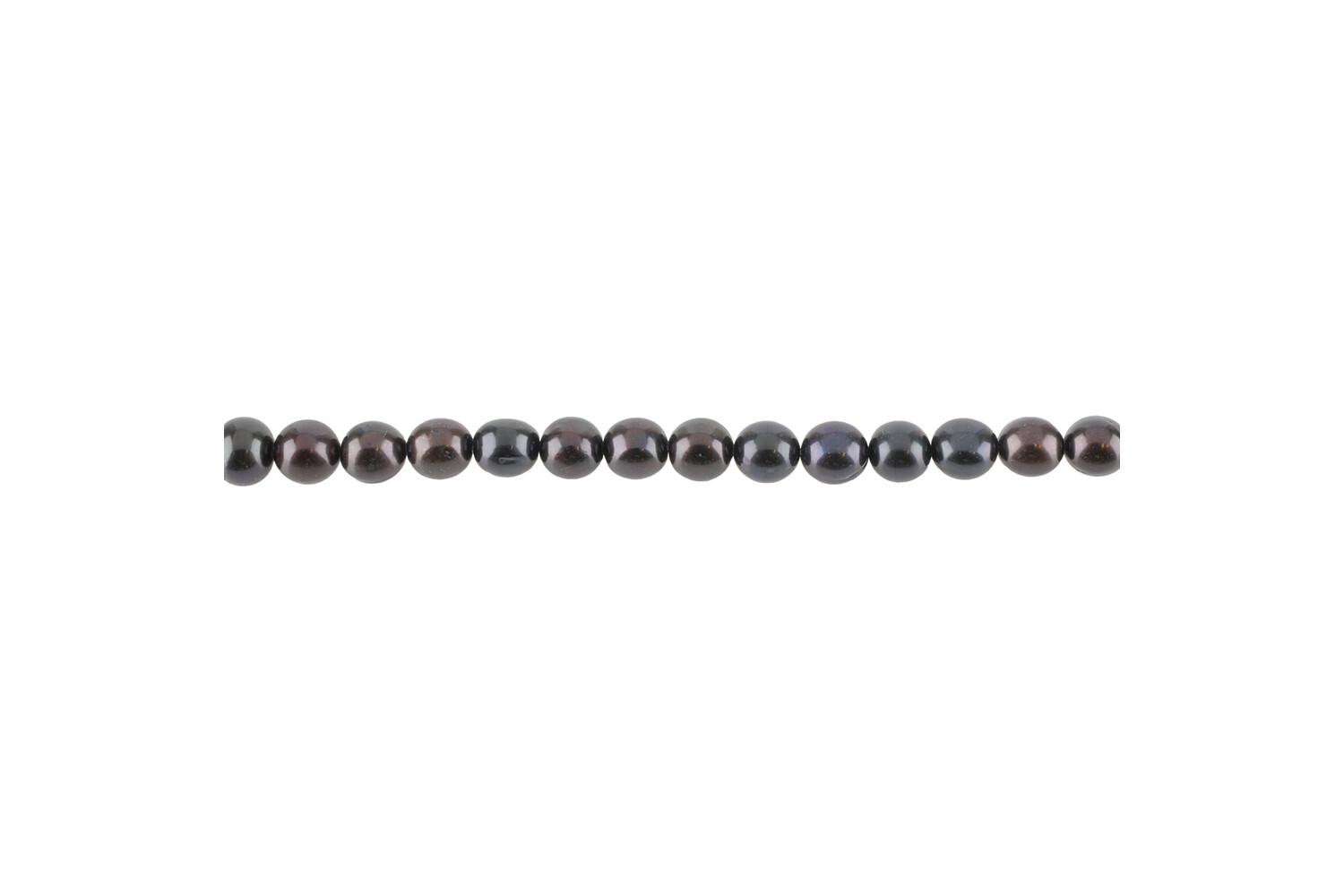 Collier de perles d'eau douce noires 8.0 - 8.5 mm