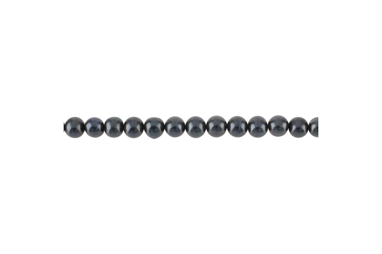 Collier de perles d'eau douce noires 9.0 - 9.5 mm
