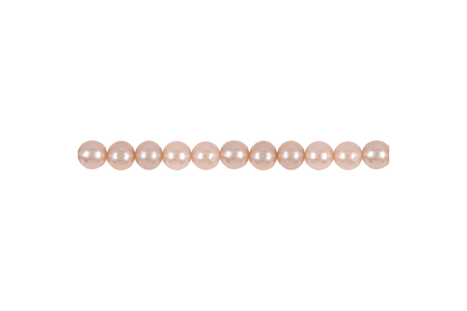 Collier de perles d'eau douce roses 7.0 - 7.5 mm