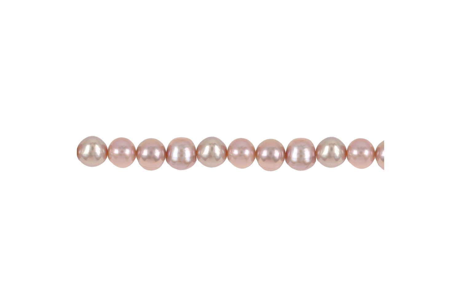 Collier de perles d'eau douce premium rose 7.0 - 7.5 mm