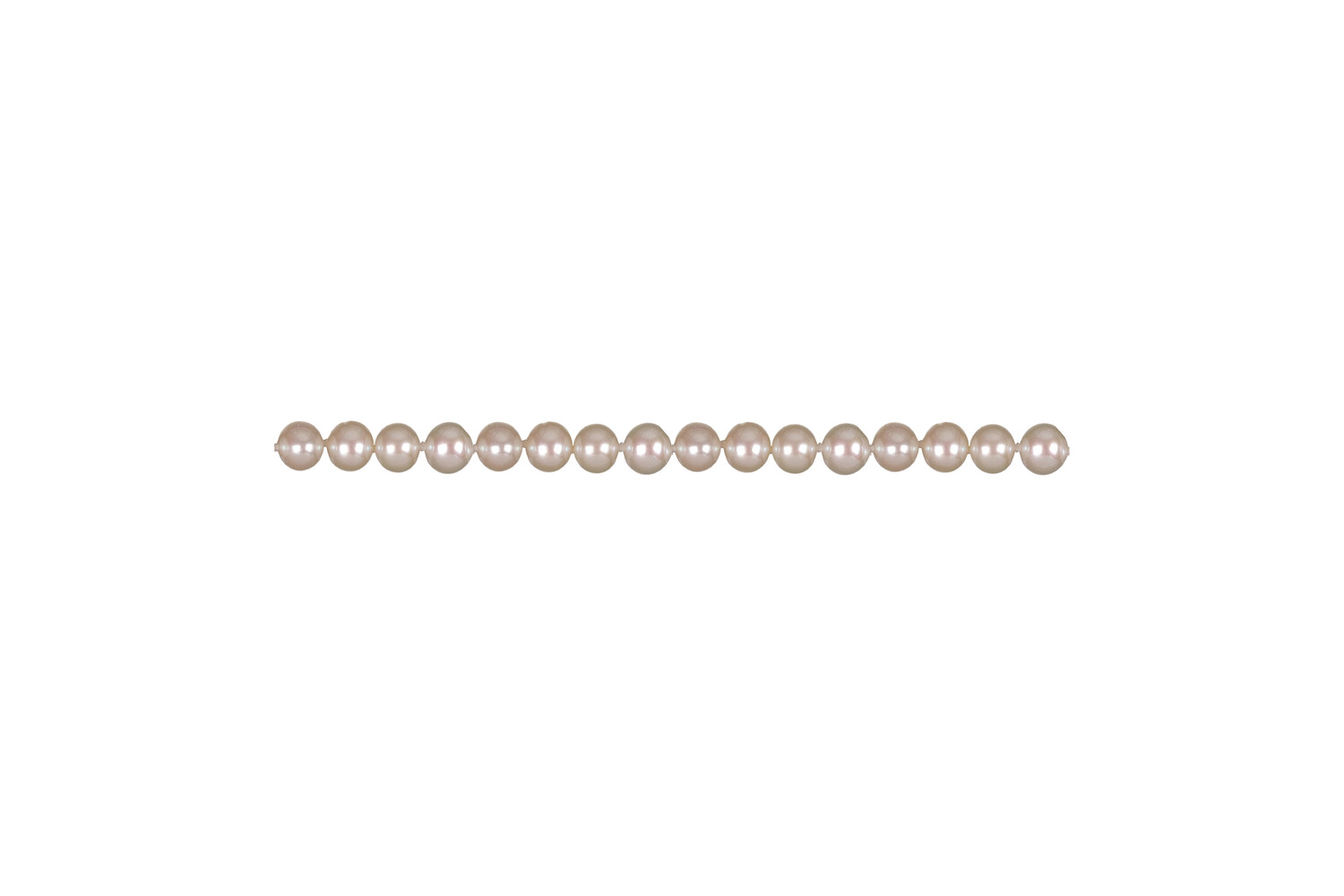 Collier de perles d'eau douce nouées blanches 6.0 - 6.5 mm