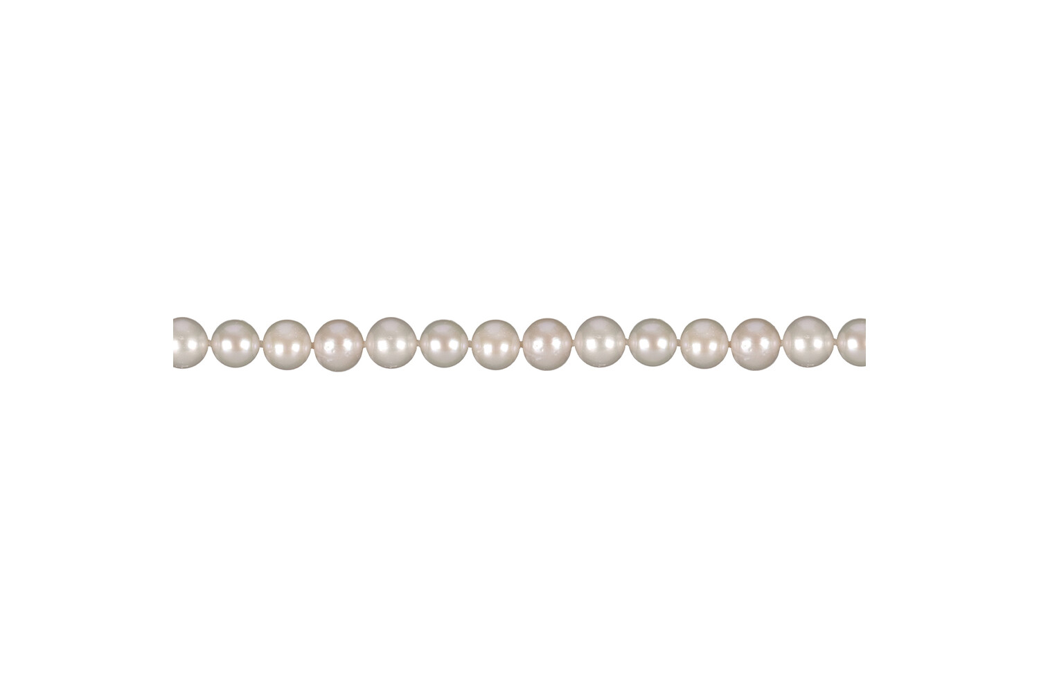 Collier de perles d'eau douce nouées blanches 8.0 - 9.0 mm