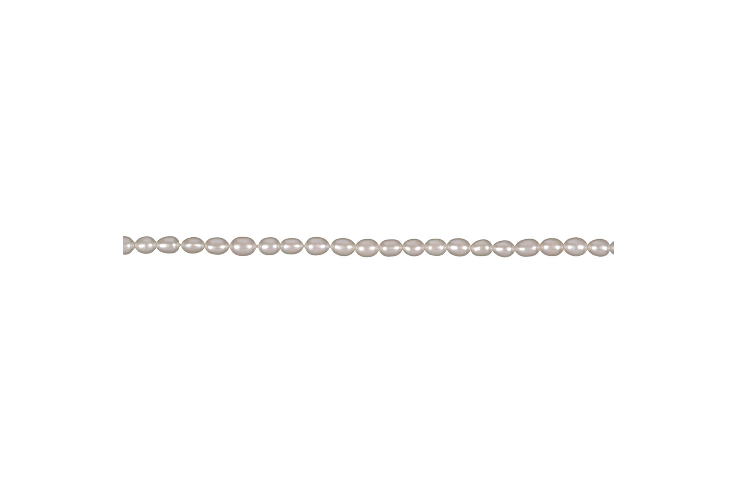 Collier de perles d'eau douce grain de riz 4.0 - 4.5 mm
