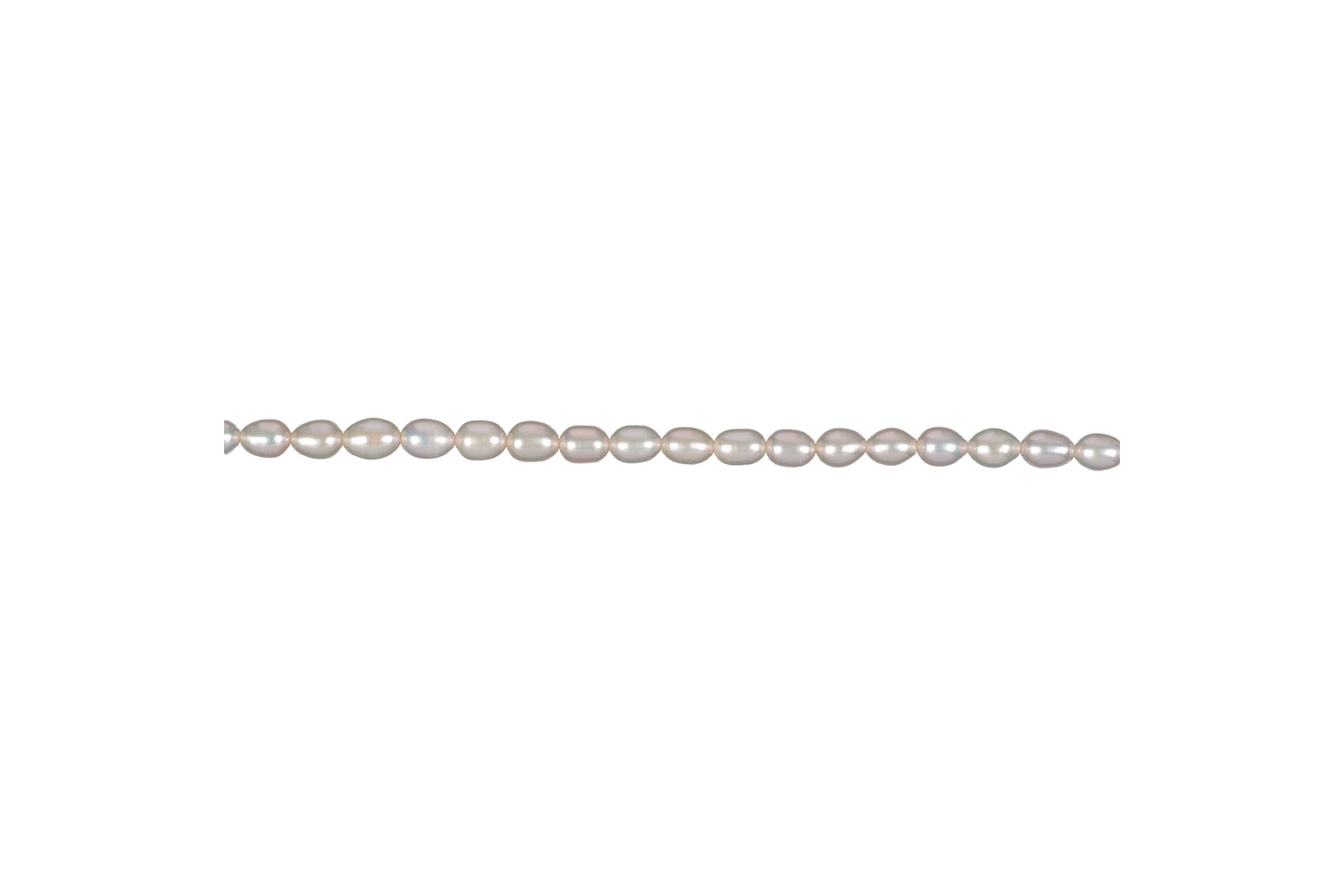 Collier de perles d'eau douce grain de riz 5.0 - 5.5 mm