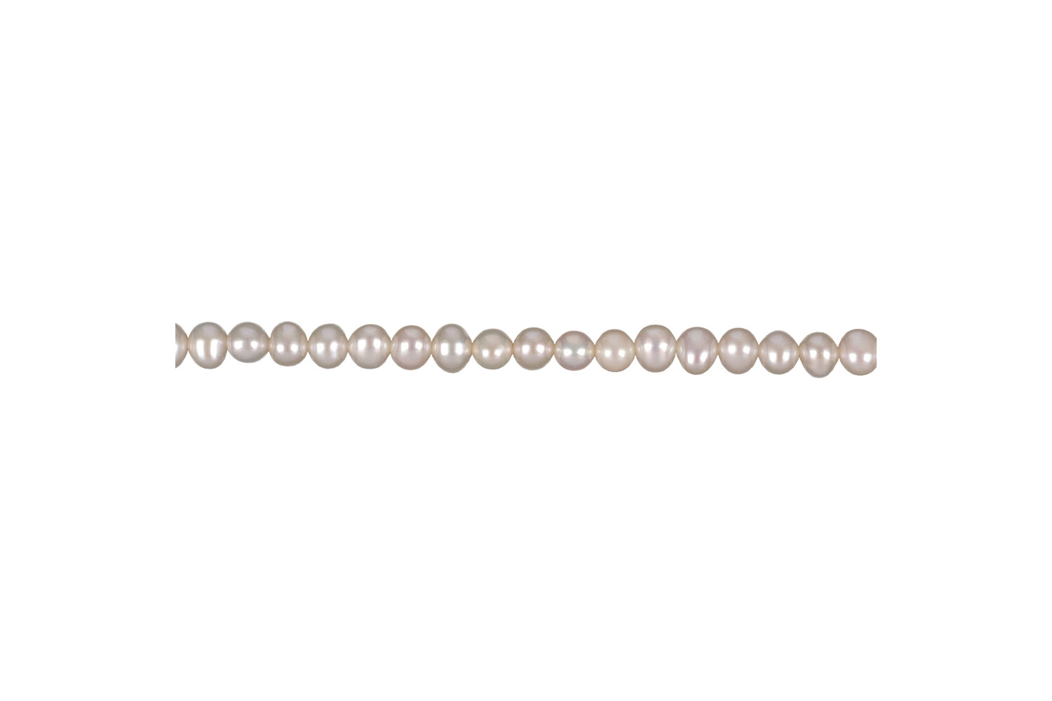 Collier de perles d'eau douce blanches 5.0 - 5.5 mm