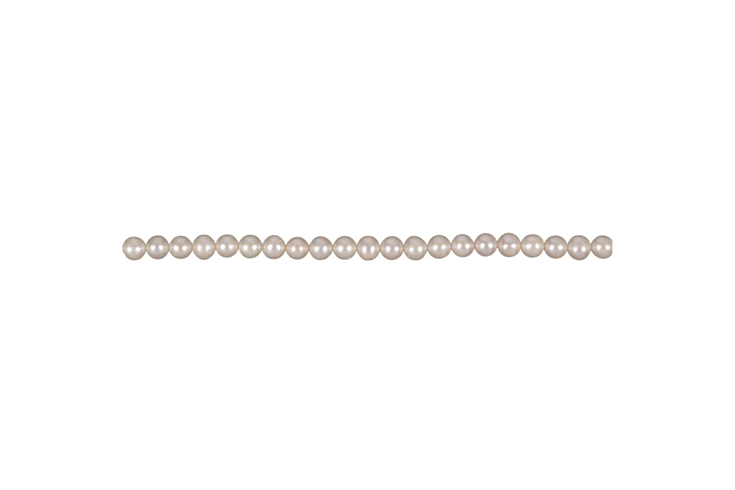 Collier de perles d'eau douce blanches 5.5 - 6.0 mm