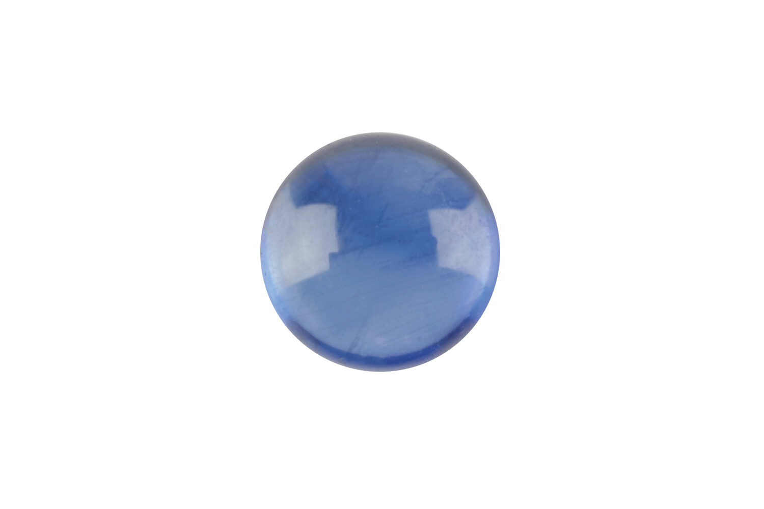 Saphir véritable taille cabochon rond 3.75 mm