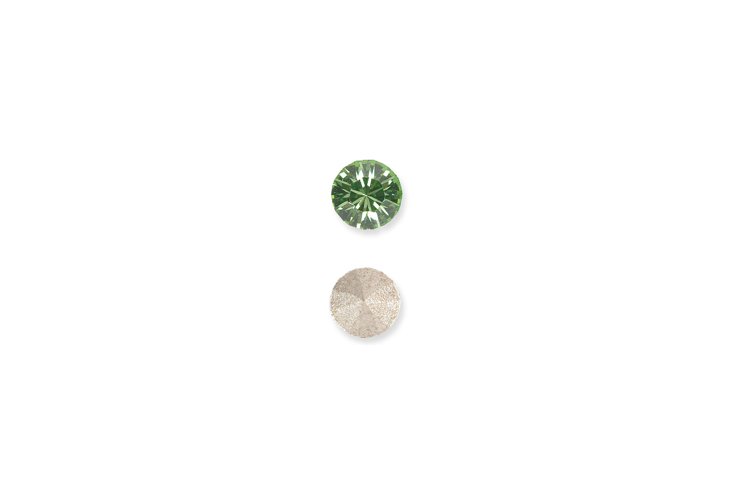 Simili vert taille brillant 3.2 mm