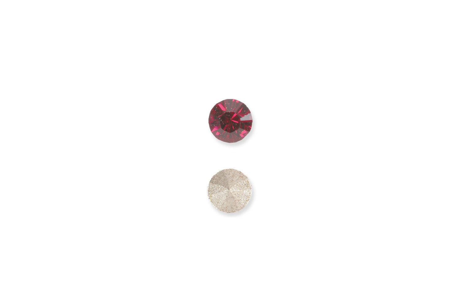 Simili rouge rond taille brillant 3.2 mm