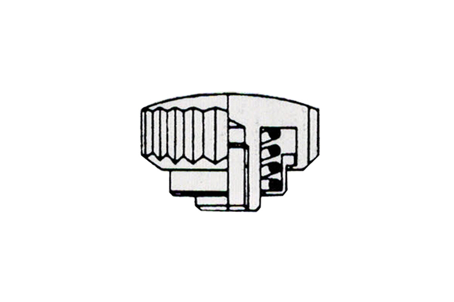 COURONNE CHROMÉ 04 Ø2,5X0,7