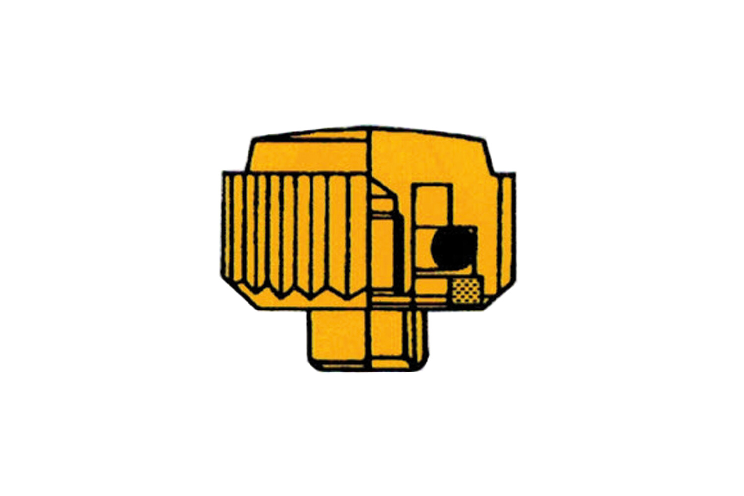 COURONNE JAUNE 05 Ø3,5X0,9