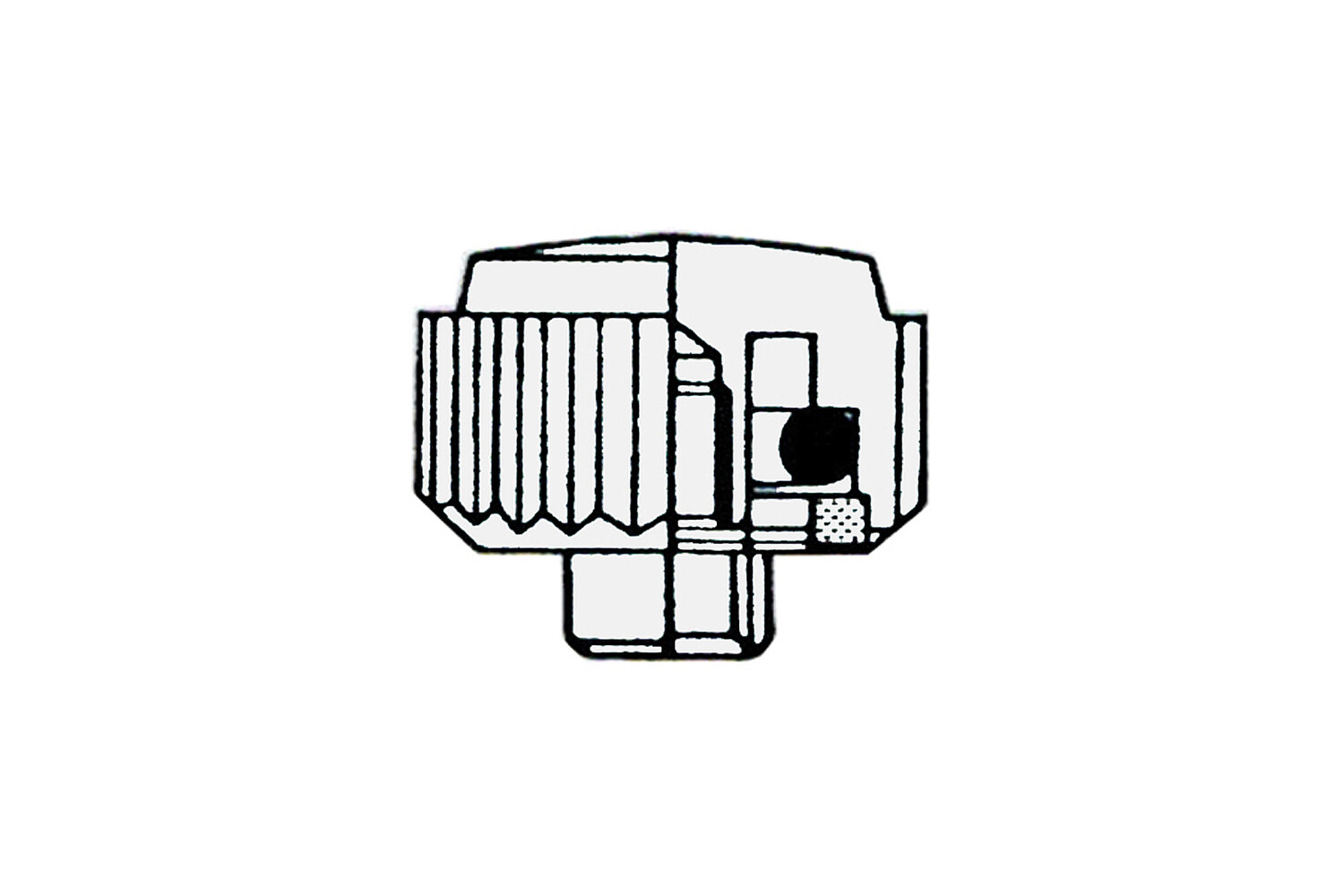 COURONNE CHROMÉ PIERRE B15 Ø3,5X0,9