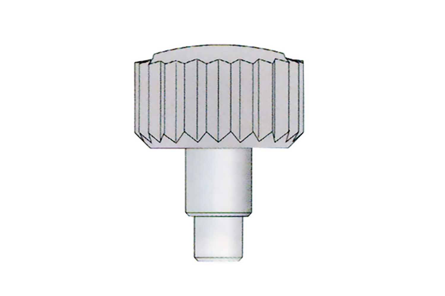 COURONNE À VISSER INOX 23 Ø7X2,7