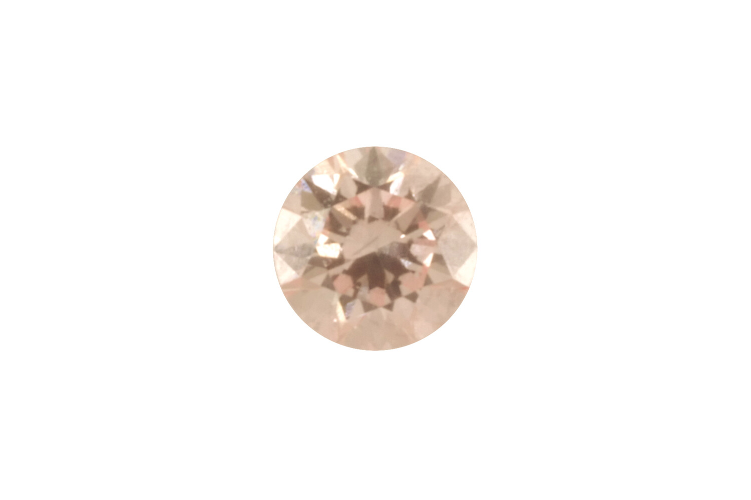 SYNTHETIQUE DIAMANT ORANGE VVS 0.03 CT