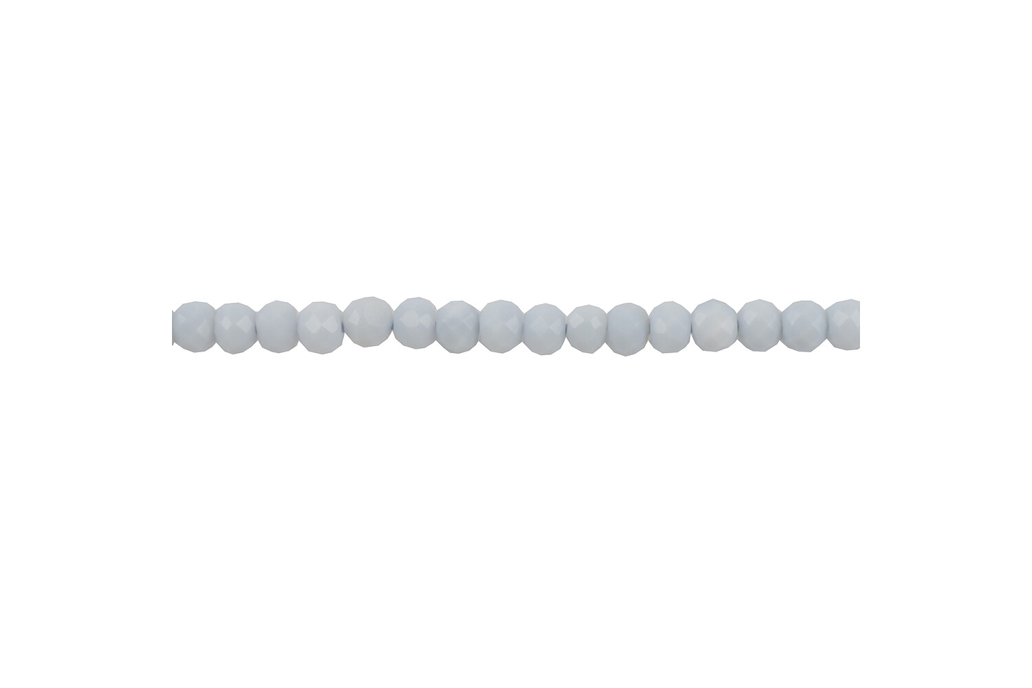 Collier de opal bleu taille facettes 3.5 mm