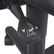 TABOURET SELLE AVEC DOSSIER À ROULETTES