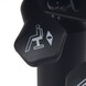 TABOURET SELLE AVEC DOSSIER À ROULETTES
