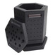 SUPPORT DE FRAISES HEXAGONAL NOIR.