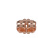 Poussette Belge massive or rouge 18 carats
