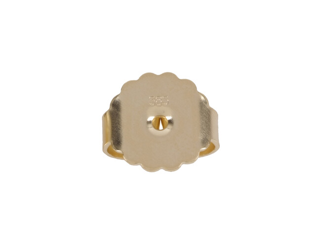Poussette Belge extra massive or jaune 14 carats