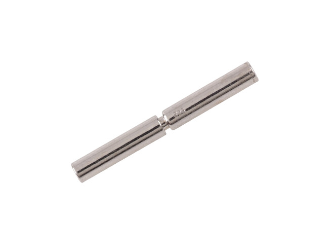 Bajonetsluiting 1.0 mm 14 karaat witgoud