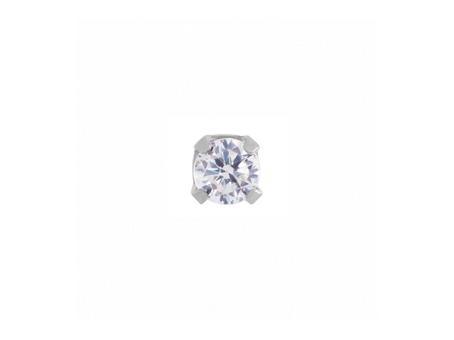 Inverness 2 mm witgoud met chaton