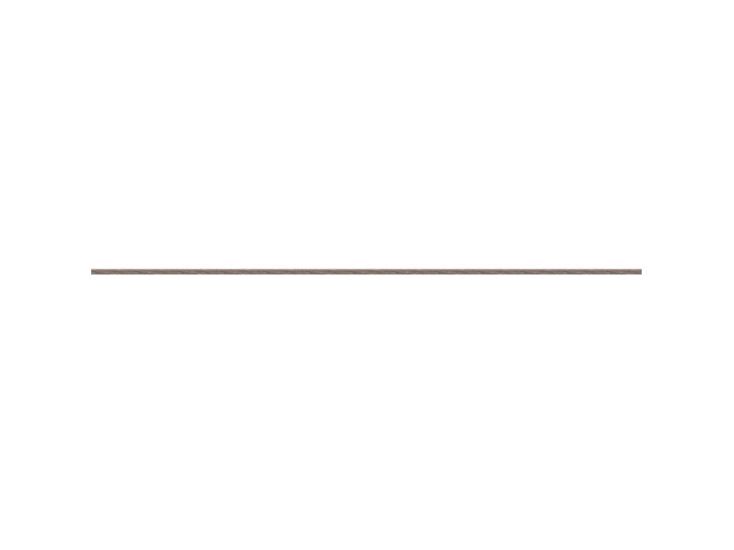 Cable or blanc 14 carats 0.6 mm