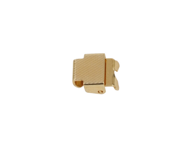 Embout plaqué or lapidé 6.5 mm