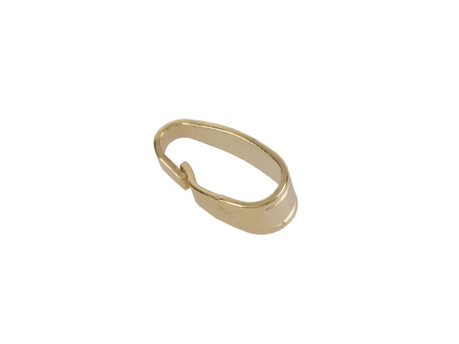 Bélière plaqué or - 8.0 mm