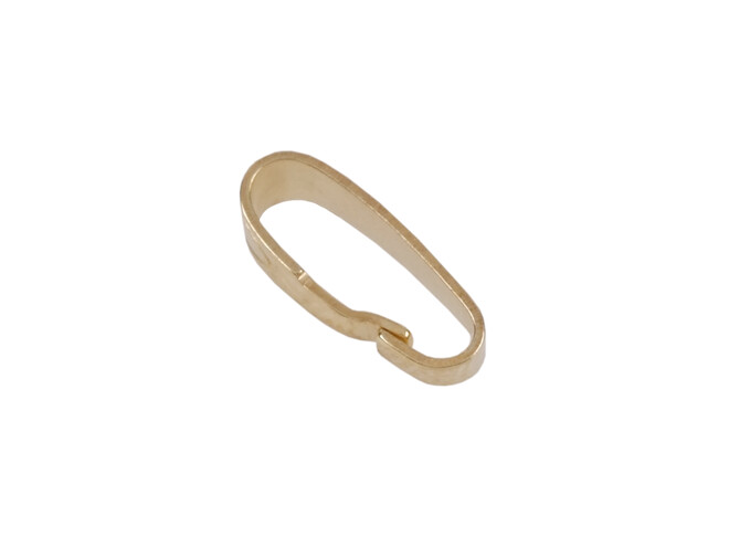 Bélière plaqué or - 10.0 mm