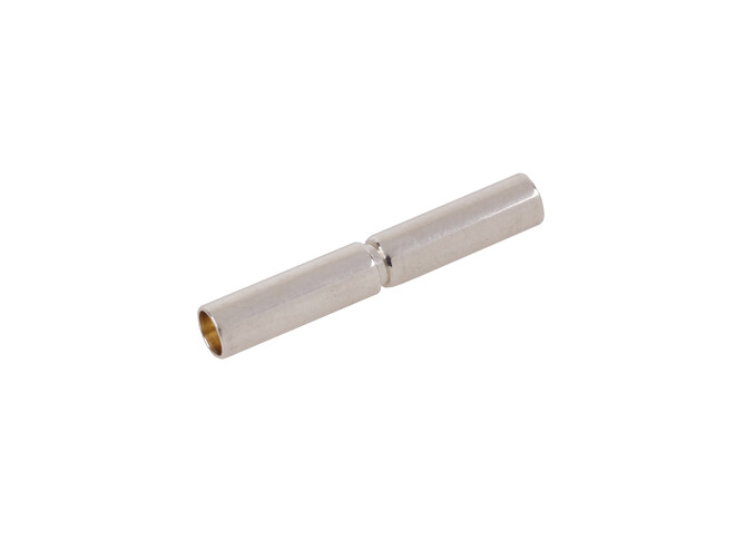 Bajonetsluiting 3.0 mm zilver