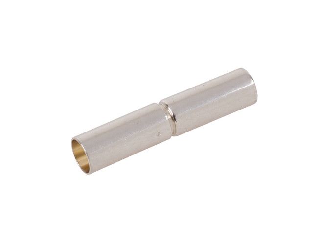 Bajonetsluiting 5.0 mm zilver