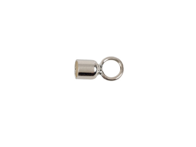 Embout rond argent 3.0 mm