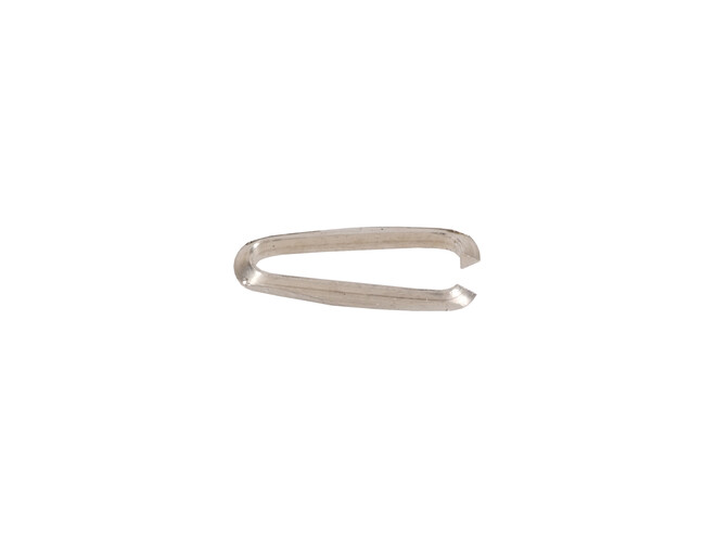 Maille lapidée argent 12.0 mm