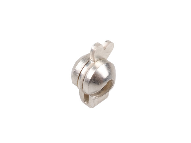 Fermoir boule argent 4.0 mm