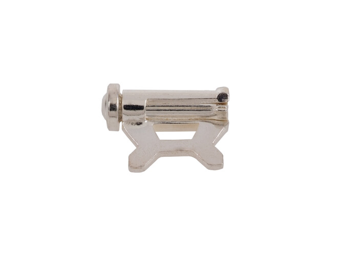 Fermoir à canon argent petit modèle