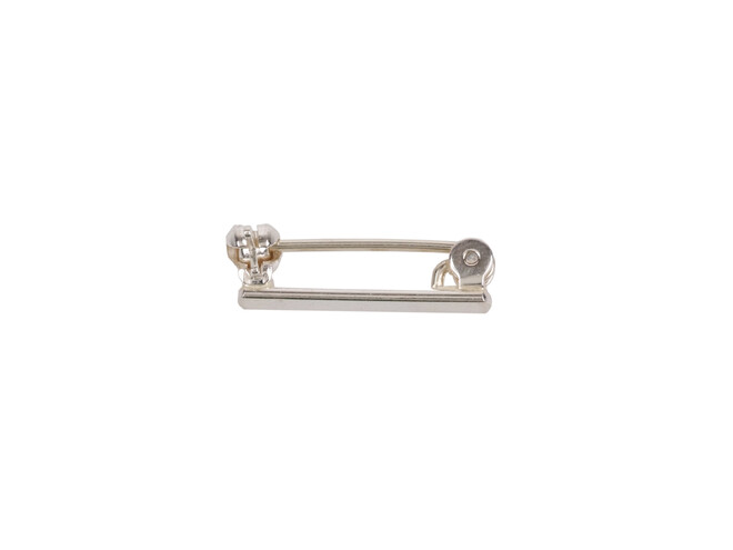 Barrette argent 25.0  mm