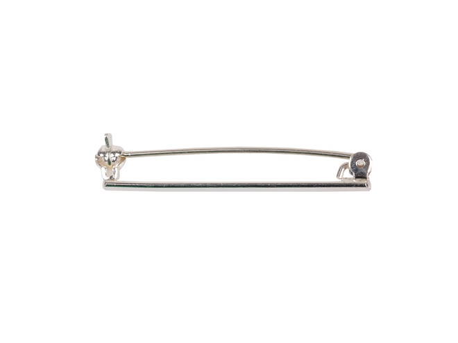 Barette 40.0 mm zilver